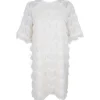 Black Colour BCGatsby Dress Off White