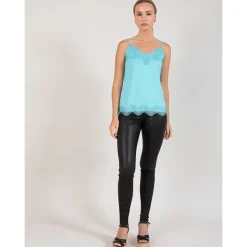Coster Copenhagen CCH1004 Lace Top 585 Turkis
