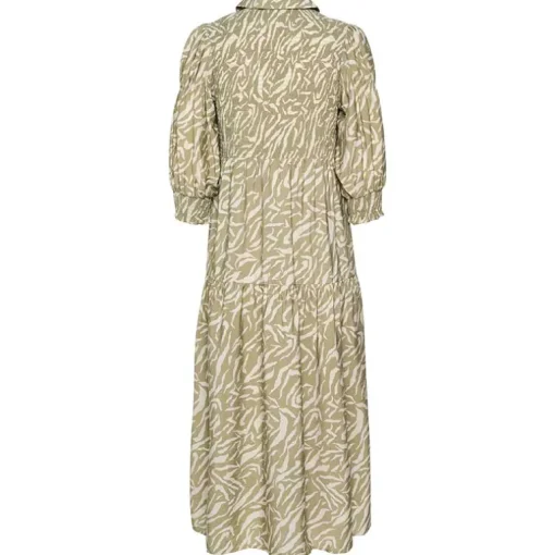 GESTUZ ANDAGZ LONG DRESS ARMY