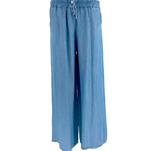 J BY J 6310 Loose Denim Pants Blå