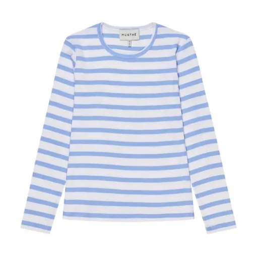 Munthe Jote L/S T-Shirt Light Blue