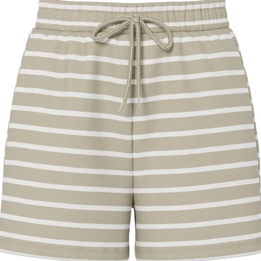 Pieces PCChilli Summer Shorts Stripe Noos Crockery