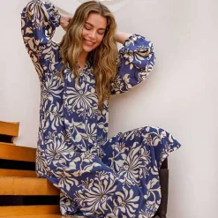 Black Colour BCLuna Nelly Dress Native Blue