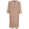 Black Colour BCMelina Linen Shirt Dress Sand