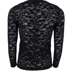 Black Colour BCSolene Lace Blouse Black