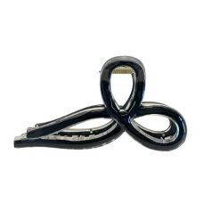 Black Colour BCYade Bow Hair Claw Sort