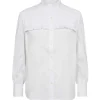 Co Couture CoCC Crisp Braid Shirt White