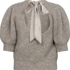 Co Couture CoralieCC Bow Rib Knit Walnut