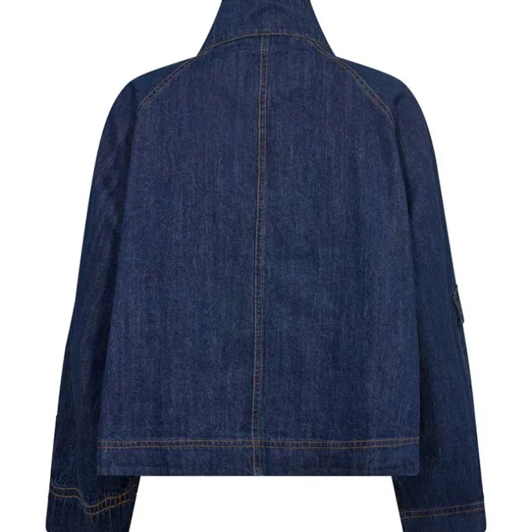 Co Couture DelinaCC Denim Box Jacket Blå