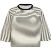 Co Couture ErinCC Stripe Tee WhiteBlack