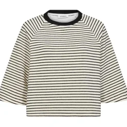 Co Couture ErinCC Stripe Tee WhiteBlack