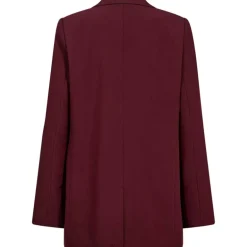 Co Couture KyleCC Single Oversize Blazer Burgundy