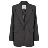 Co Couture LianeCC Panel Oversize Blazer Dark Grey