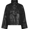 Co Couture PhoebeCC Leather Box Jacket Black
