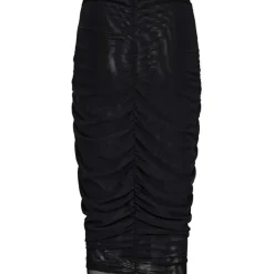 Co Couture ReaganCC Ruched Skirt Black