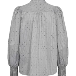 Co Couture StripeCC Dot Petra V-Shirt Light Grey