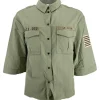 Continue Mili Vide Sleeve Shirt Army