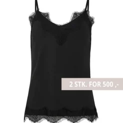 Coster Copenhagen CCH1004 Lace Top 100 Sort