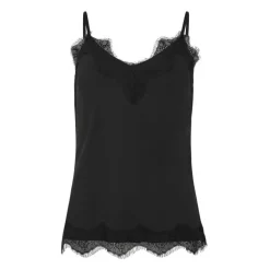 Coster Copenhagen CCH1004 Lace Top 100 Sort