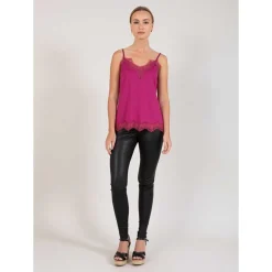 Coster Copenhagen CCH1004 Lace Top 693 Pink
