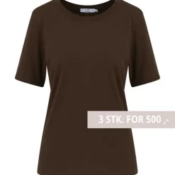 Coster Copenhagen CCH1118 Regular T-Shirt Chocolate Nut