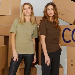 Coster Copenhagen CCH1118 Regular T-Shirt Chocolate Nut