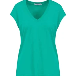 Coster Copenhagen CCH1101 V-Neck T-Shirt 408 Grøn