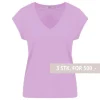 Coster Copenhagen CCH1101 V-Neck T-Shirt 824 Lilla