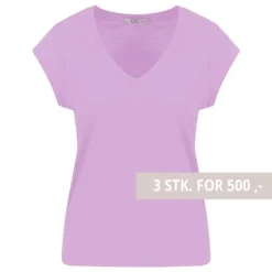 Coster Copenhagen CCH1101 V-Neck T-Shirt 824 Lilla