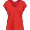 Coster Copenhagen CCH1101 V-Neck T-Shirt 613 Red