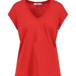Coster Copenhagen CCH1101 V-Neck T-Shirt 613 Red
