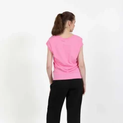 Coster Copenhagen CCH1101 V-Neck T-Shirt 603 Pink