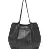 Depeche 16160 Exclusive Leather Shopper Black