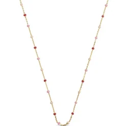 Enamel N55G Lola Necklace Rosie & Guld