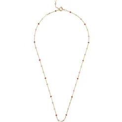 Enamel N55G Lola Necklace Rosie & Guld