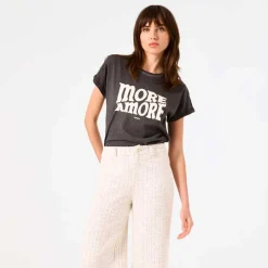 Garcia B50001 Ladies T-Shirt SS Antracite