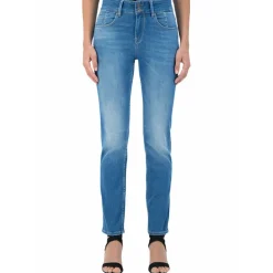 GARCIA CARO 285 CURVED SLIM FIT 7749 BLÅ