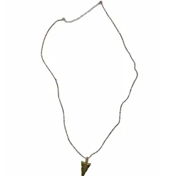 HIPZEN MESSING KÆDE MED PIL VEDHÆNG GULD