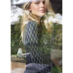 Hype The Detail 200-14-46 Printed Blouse Black