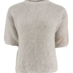 J BY J 28008 Kid Mohair Knit Beige