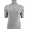 J By J 6032 SS Roll Neck Knit Grey
