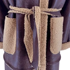 J By J 13067 Teddy Coat Brown