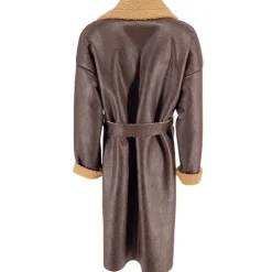 J By J 13067 Teddy Coat Brown