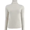 J By J 9013 Viscose Roll Neck Beige