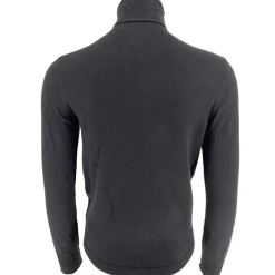 J By J 6082 Viscose Roll Neck Knit Black