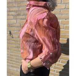 J by J 3106 Viscose Shirt Lyserød