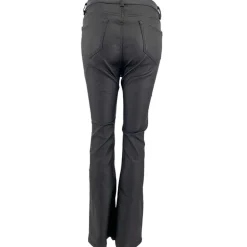 J By J 6866 Wide Stretch Pants Coated Black