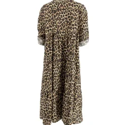 J By J A101 Viscose Leo Dress Leopard