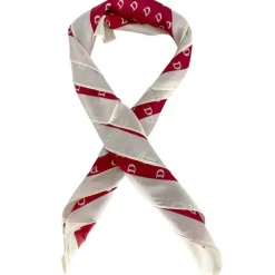 J By J Slik-Viscose D Mini Scarf Red