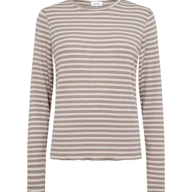 Levete Room LR-Ika 11 T-Shirt Jersey Taupe
